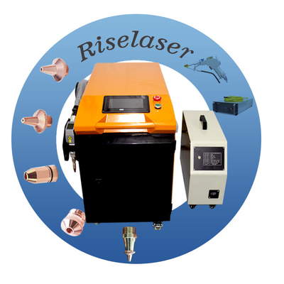 Riselaser เครื่องปั่นเลเซอร์แบบพกพามือถือแบบต่อเนื่องสําหรับสแตนเลสอลูมิเนียม